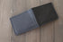 black leather bifold wallet